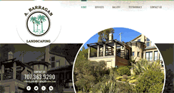 Desktop Screenshot of abarraganlandscaping.com